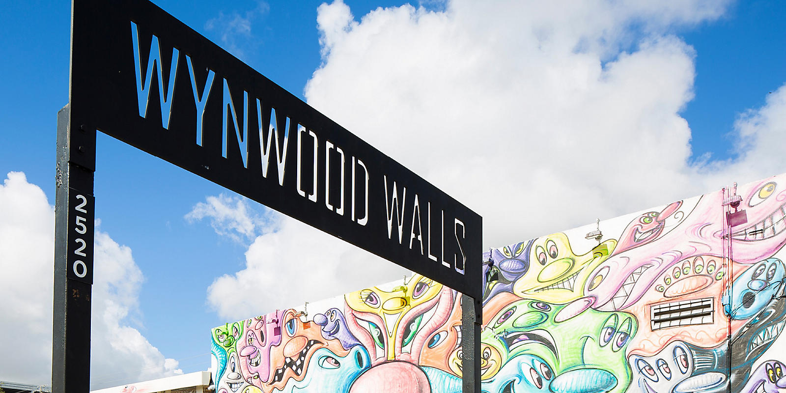 Wynwood Walls sign in Miami Design District
