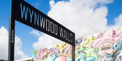 Wynwood Walls sign in Miami Design District