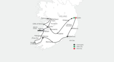 2025 map owner adventure ireland short trip