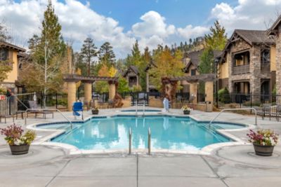 BBV the club big bear village outdoor pool