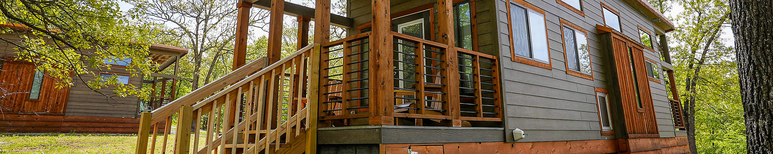 Branson Cedars Resort cottage/tiny home exterior