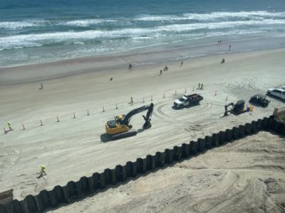 DAY daytona seabreeze seawall ocean