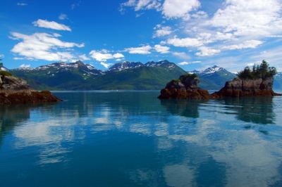 alaska valdez prince william sound reflection