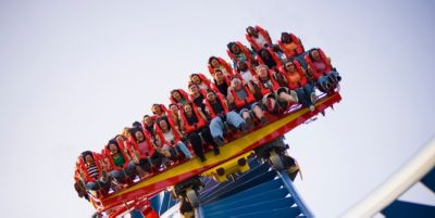 People on coaster at Busch Gardens® Tampa Bay