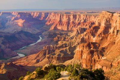 arizona grand canyon national park colorado river at dusk
