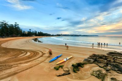 australia sydney manly sand beach kayaks