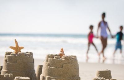 Myrtle Beach Family Beach Sandcastle