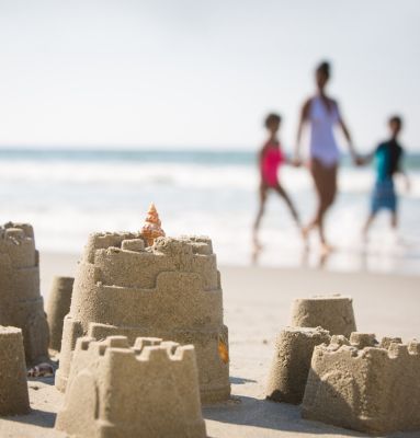 Myrtle Beach Family Beach Sandcastle