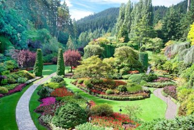 Canada butchart gardens british columbia