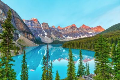 Canada moraine lake valley of the ten peaks