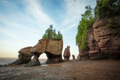 canada new brunswich hopewell rocks