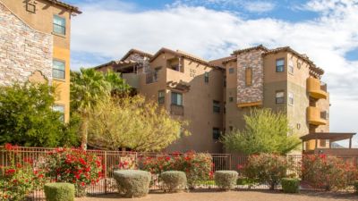 Cibola Vista Resort and Spa brown exterior villas