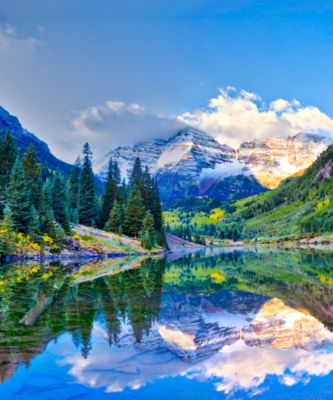 Colorado Aspen Maroon Bells Valley Spring