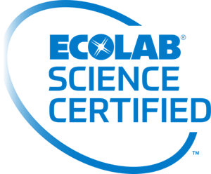 Ecolab science certified swoosh logo blue