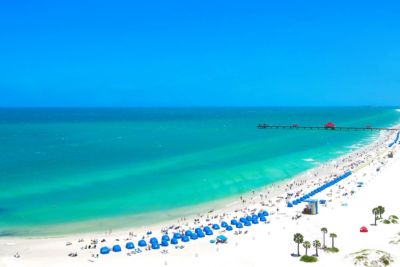 Gulf Coast, Florida - St Petersburg pier during summer