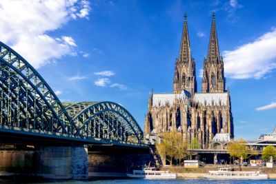 
germany cologne cathedral bridge