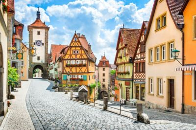 germany historic town of rothenburg ob der tauber