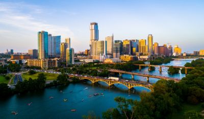 Golden austin texas sunset