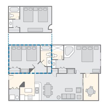 Hotel vs. Suite Diagram
