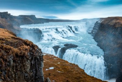 iceland gullfoss falls golden circle route