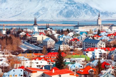 iceland reykjavik cityscape