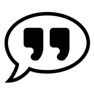 icon quote dark mode