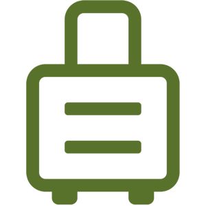 icon reservation suitcase
