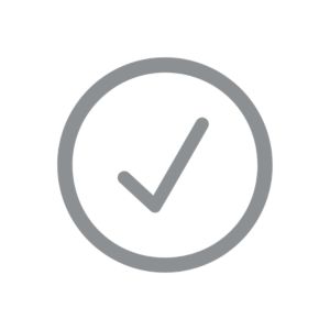 icon heart outline with check mark solid circle