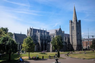 
ireland saint patricks cathedral summer