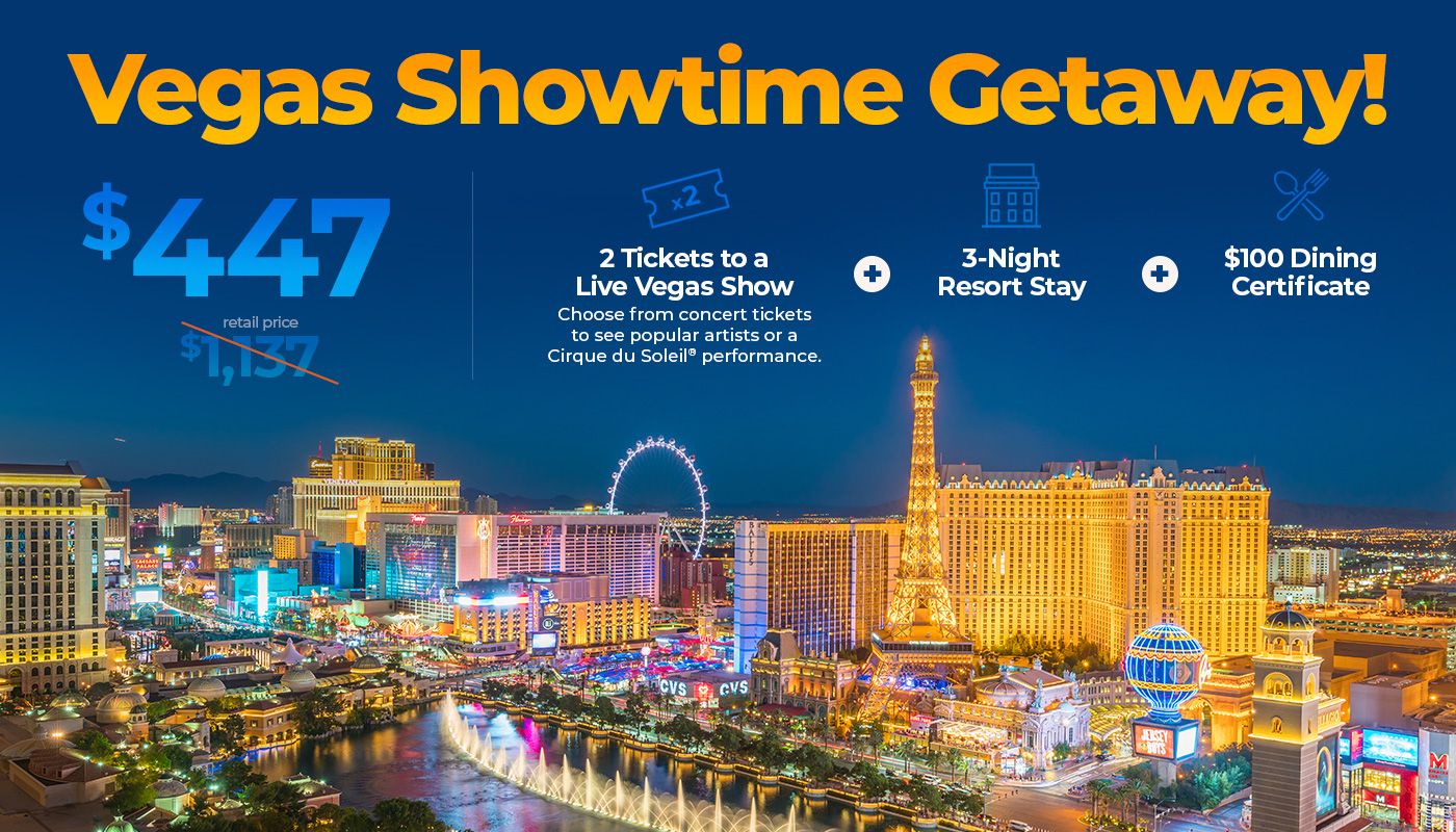 Las Vegas Showtime Getaway  Bluegreen Getaways