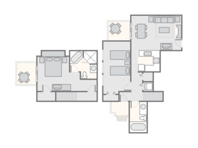 mountainloft c1 2bdr townhome floor plan?$bgv gallery main$