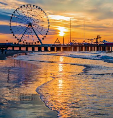 New Jersey Atlantic City Steel Pier Ferris Wheel