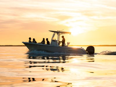 orlando boat dusk