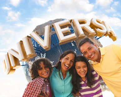 family of 4 trip to universal studios orlando