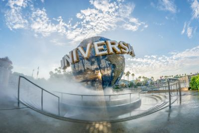 orlando universal globe mist outdoors