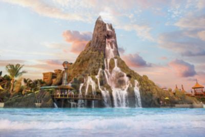 orlando universal volcano bay sunset