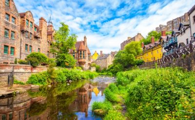 scotland edinburg dean village district