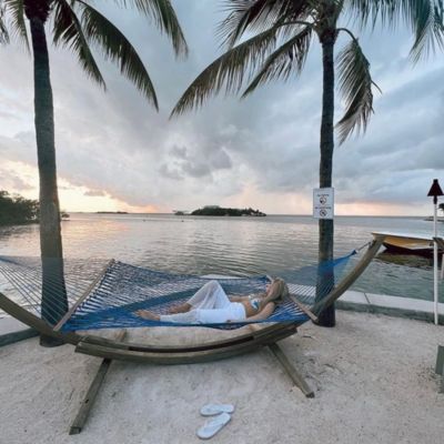 social ugc ava dressendofer girl on hammock at the hammocks